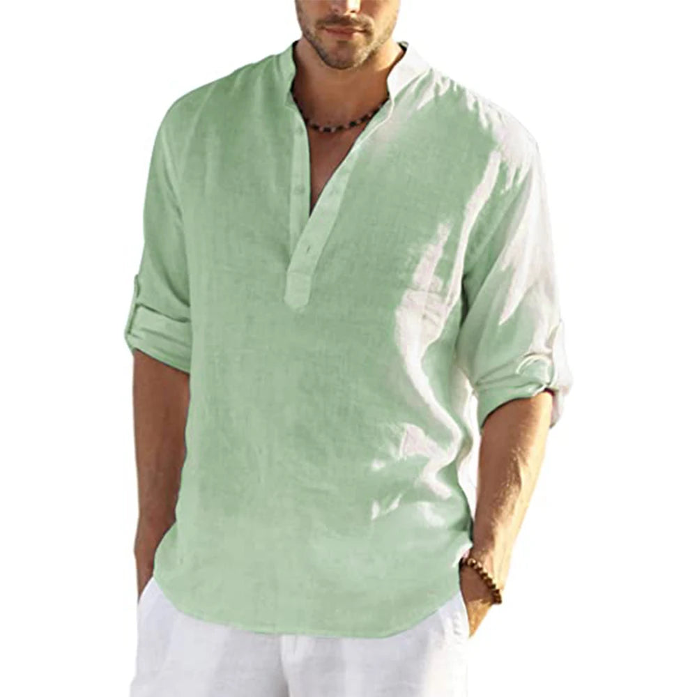 New Cotton Linen Shirts