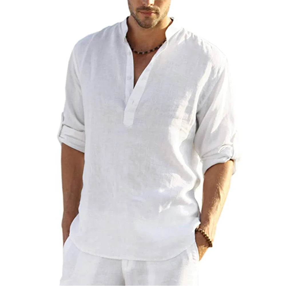 New Cotton Linen Shirts