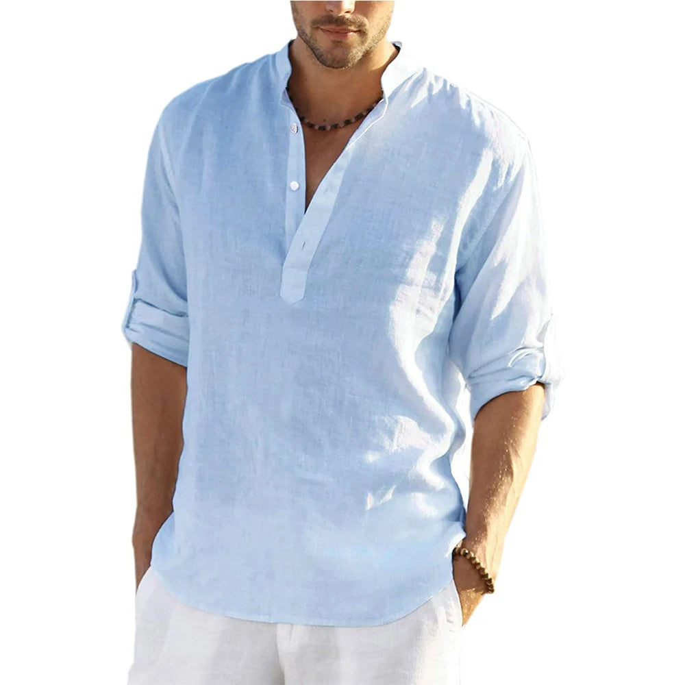 New Cotton Linen Shirts