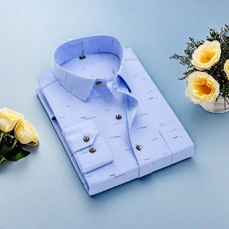 Luxury Long Sleeve Shirt (Korean Version)